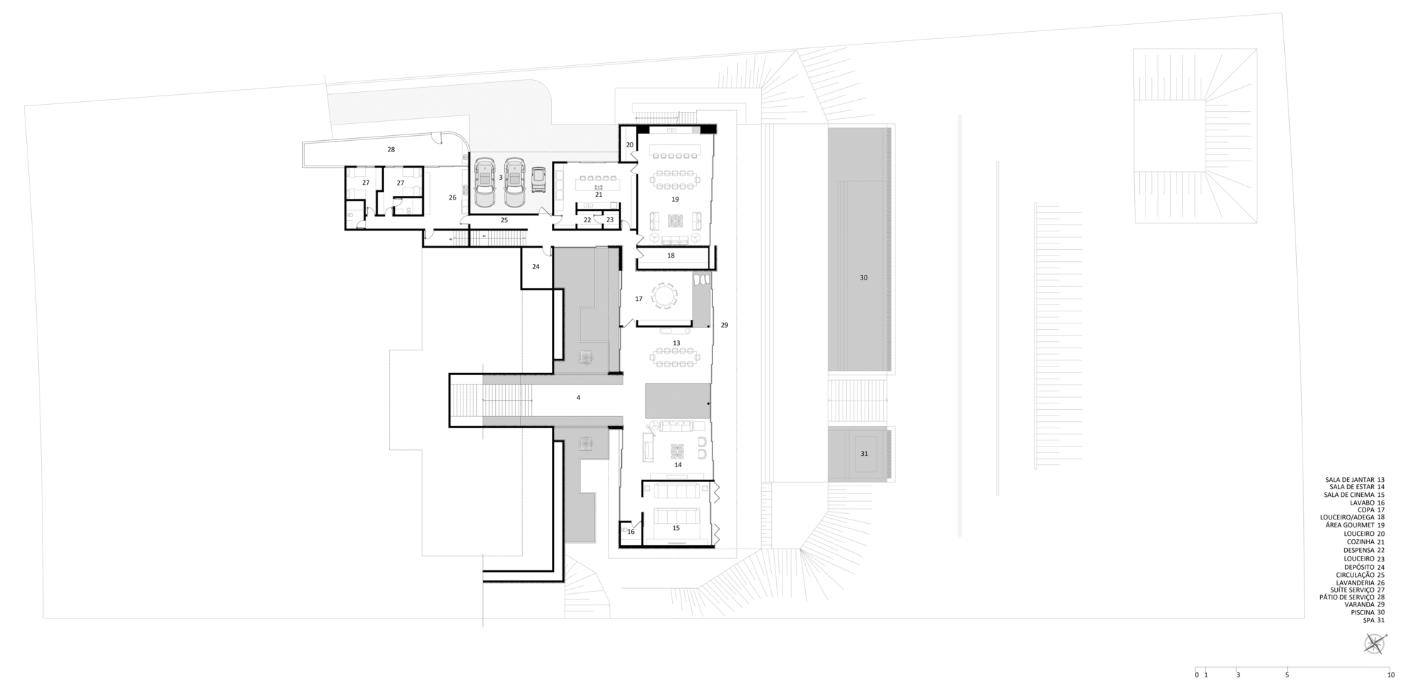 Lower floor plan