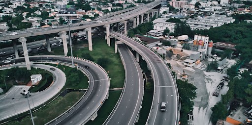 A developing city view