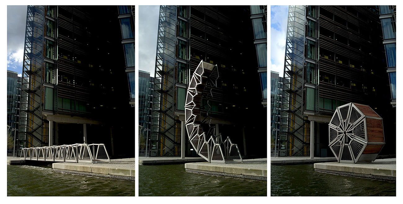 Rolling bridge by Heatherwick Studio