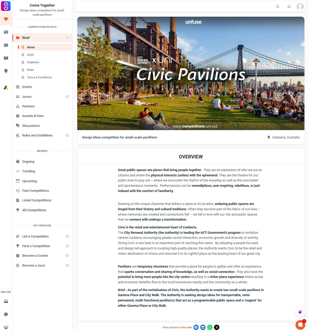 Design Competitions for Government Agencies