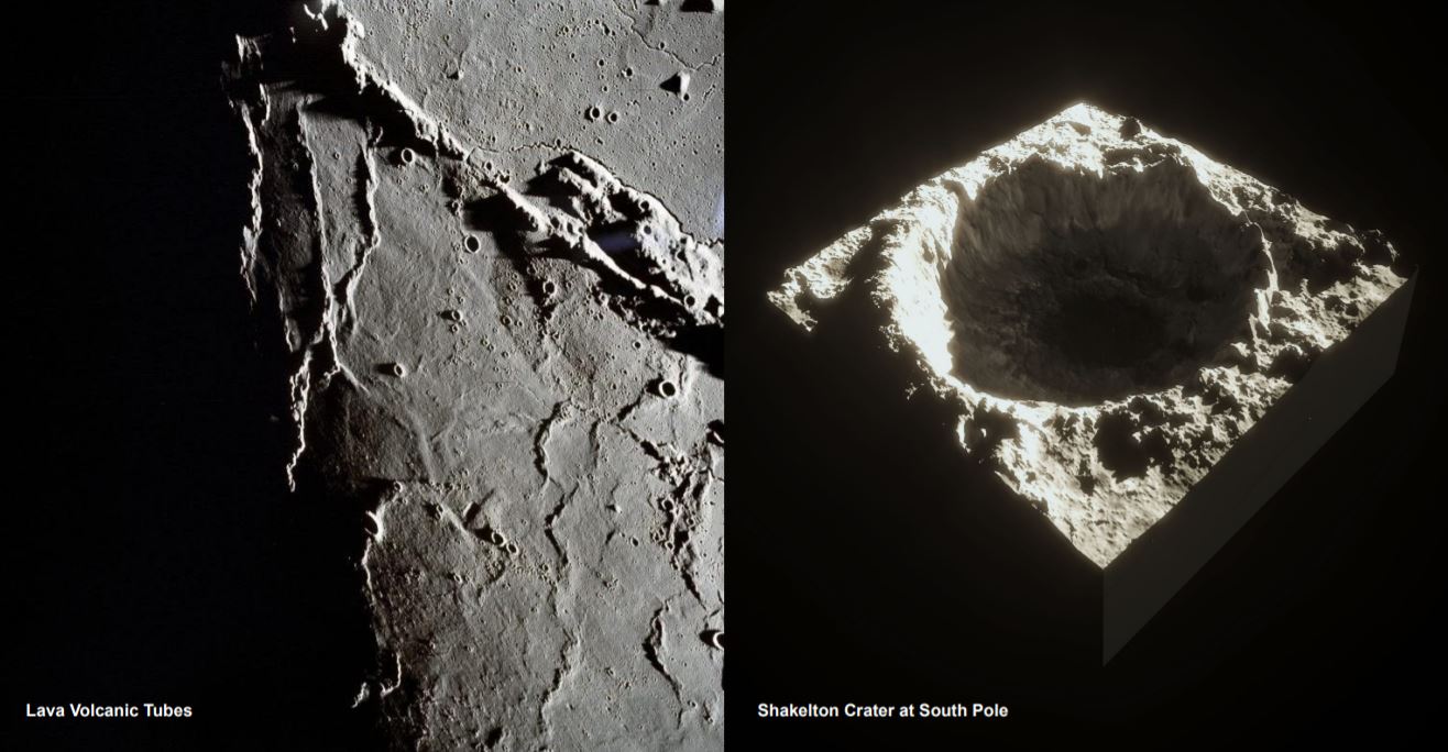 lunar exploration fuel cells solar power earth orbit magnetic field 